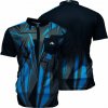 Mission Košeľa Flint - Black & Blue - M Mission Košeľa Flint - Black & Blue - M