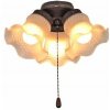 Svetelný kit CasaFan 1095 hnedý pre stropné ventilátory Classic Royal Svetelný kit CasaFan 1095 hnedý pre stropné ventilátory Classic Royal