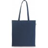 Taška z organickej bavlny (140 g/m2) , Black Farba: Navy Taška z organickej bavlny (140 g/m2) , Black Farba: Navy