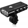 Davay Ultralight BX3 predné výkonné LED svetlo na bicykel dobíjacie čierna Davay Ultralight BX3 predné výkonné LED svetlo na bicykel dobíjacie čierna