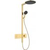 Sprchový systém Hansgrohe Raindance Alive S s termostatickou batériou leštený vzhľad zlata 24583990 Sprchový systém Hansgrohe Raindance Alive S s termostatickou batériou leštený vzhľad zlata 24583990