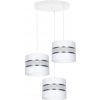 Belis | Luster na lanku CORAL 3xE27/60W/230V biela/chróm pr. 45 cm | BE0808 Belis | Luster na lanku CORAL 3xE27/60W/230V biela/chróm pr. 45 cm | BE0808