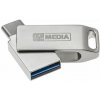 MyMedia MyDual USB 3.2 Gen 1, USB 3.2 Gen 1, 128GB, 69271, strieborný, 69271, USB A / USB C, s otočnou krytkou MyMedia MyDual USB 3.2 Gen 1, USB 3.2 Gen 1, 128GB, 69271, strieborný, 69271, USB A / USB C, s otočnou krytkou