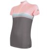 Dámsky cyklistický dres Sensor Cyklo Summer Stripe Grey/Pink L Dámsky cyklistický dres Sensor Cyklo Summer Stripe Grey/Pink L