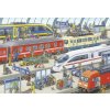 Ravensburger Rušné vlakové nádraží 2 x 24 dielov
