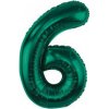 Godan Fóliový balón číslo 6 tmavozelené 85 cm Godan Fóliový balón číslo 6 tmavozelené 85 cm