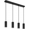 Globo | Globo 57918-4HB - Luster na lanku JAMES 4xGU10/25W/230V čierna | GL8343 Globo | Globo 57918-4HB - Luster na lanku JAMES 4xGU10/25W/230V čierna | GL8343