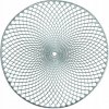 Zeller Podložka Mandala okrúhla plastová strieborná priemer 38 cm Zeller Podložka Mandala okrúhla plastová strieborná priemer 38 cm