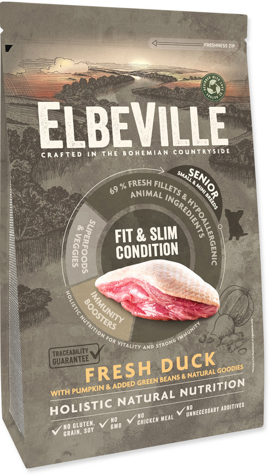 Elbeville Senior Mini Fresh Duck Fit and Slim Condition 1,4 kg