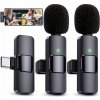 Mikrofón 4kom Malý bezdrôtový 2x USB-C mikrofón Mikrofón 4kom Malý bezdrôtový 2x USB-C mikrofón