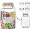 HOME Sklenená dóza 4000 ml