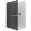 CERANO - Sprchová zástena Walk-in Crystal Ľ/P - 8 mm + polička/držiak na uteráky - bezvzperový systém - chróm, grafitové sklo - 140x200 cm CERANO - Sprchová zástena Walk-in Crystal Ľ/P - 8 mm + polička/držiak na uteráky - bezvzperový systém - chróm, grafitové sklo - 140x200 cm