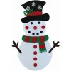 APT AG712C Plstený snehuliak SnowNice (Kreatívny plstený snehuliak pre deti so 30 odnímateľnými ozdobami na Vianoce) APT AG712C Plstený snehuliak SnowNice (Kreatívny plstený snehuliak pre deti so 30 odnímateľnými ozdobami na Vianoce)