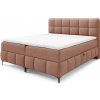 Wilsondo Manželská boxspring posteľ s úložným priestorom Zophie 180x200 - tehlová Wilsondo Manželská boxspring posteľ s úložným priestorom Zophie 180x200 - tehlová