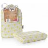 XKKO BMB zavinovačka - osuška, 120x120 - Malé hviezdy Lemon UNI XKKO BMB zavinovačka - osuška, 120x120 - Malé hviezdy Lemon UNI