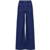 Only Rifle flare široké ONLMADELINE HW WIDE Modrá