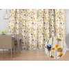 Biante Bavlnený záves Sandra SA-571 Lúčne kvety na krémovom 150x170 cm Biante Bavlnený záves Sandra SA-571 Lúčne kvety na krémovom 150x170 cm