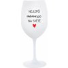 BEST MOMS IN THE WORLD - pohár na biele víno 350 ml BEST MOMS IN THE WORLD - pohár na biele víno 350 ml