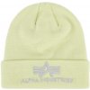 Alpha Industries 3D Beanie Arctic Lime čiapka Veľkosť: Unisex, Farba: žltá Alpha Industries 3D Beanie Arctic Lime čiapka Veľkosť: Unisex, Farba: žltá