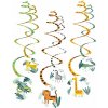 Závesné dekorácie Amscan Get Wild špirálky 6 ks Závesné dekorácie Amscan Get Wild špirálky 6 ks