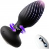 Sensual A124 Vibračný análny kolík s diaľkovým ovládaním 9,7 cm čierny Sensual A124 Vibračný análny kolík s diaľkovým ovládaním 9,7 cm čierny