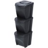 PROSPERPLAST Odpadkový kôš SORTIBOX ANTRACIT - 3x20L PROSPERPLAST Odpadkový kôš SORTIBOX ANTRACIT - 3x20L