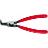 Kliešte na poistné krúžky 125 mm s vyhnutými čeľusťami KNIPEX 08005 Kliešte na poistné krúžky 125 mm s vyhnutými čeľusťami KNIPEX 08005