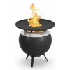 Höfats Štýlový BBQ gril a ohnisko MOON v jednom na drevo a peletky Farba: Silver/BLACK - strieborná/čierna, Variant: s nízkou podstavou Höfats Štýlový BBQ gril a ohnisko MOON v jednom na drevo a peletky Farba: Silver/BLACK - strieborná/čierna, Variant: s nízkou podstavou