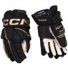 Hokejové rukavice CCM Tacks XF 80 Black/Gold Junior 12 palcov Hokejové rukavice CCM Tacks XF 80 Black/Gold Junior 12 palcov