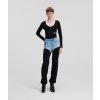 Karl Lagerfeld džínsy jeans klj Jersey block denim modrá