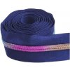 Zips metráž / 5 mm / tmavo - modrý / dúhové zúbky Zips metráž / 5 mm / tmavo - modrý / dúhové zúbky