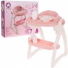 JOKO Detská Stolička na kŕmenie pre bábiky + fľaša, príbor, tanier, cumlík, ružová JOKO Detská Stolička na kŕmenie pre bábiky + fľaša, príbor, tanier, cumlík, ružová