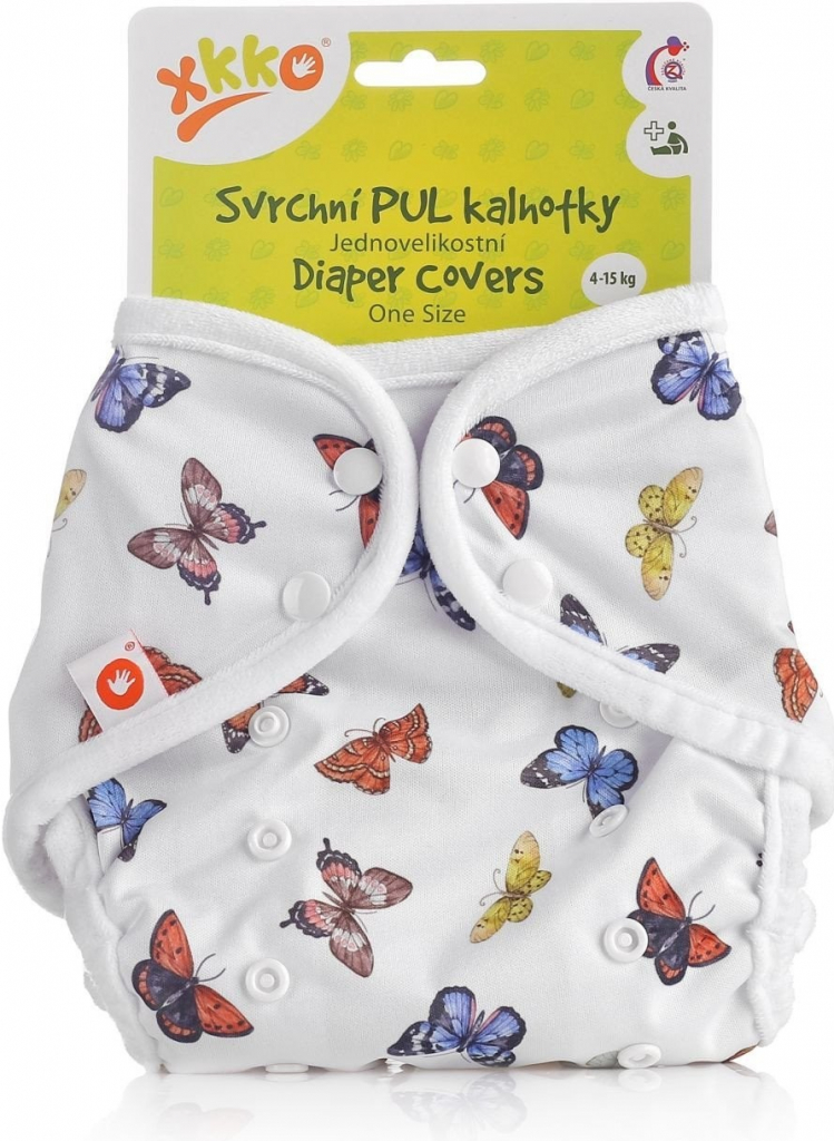 Kikko Svrchní PUL kalhotky jednovelikostní 4-15 kg Butterflies