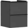 Hansgrohe Xelu Q - Umývadlová skrinka, 63x48x50 cm, 2 zásuvky, matná sivá/matná čierna 54020670 Hansgrohe Xelu Q - Umývadlová skrinka, 63x48x50 cm, 2 zásuvky, matná sivá/matná čierna 54020670