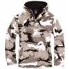 Brandit Fleece Pull Over Windbreaker snowcamo