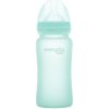 Everyday Baby fľaša sklo chránená pred rozbitím mint green 240 ml