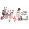 Set kozmetický stolík a opatrovateľské centrum s bábikou My Beauty Center 3v1 Smoby s elektronickým fénom Set kozmetický stolík a opatrovateľské centrum s bábikou My Beauty Center 3v1 Smoby s elektronickým fénom