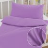 Biante Detské saténové posteľné obliečky do postieľky ST-009 Levanduľové Do postieľky 100x135 a 40x60 cm Biante Detské saténové posteľné obliečky do postieľky ST-009 Levanduľové Do postieľky 100x135 a 40x60 cm