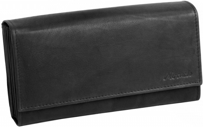 Mercucio kožená čašnícka peňaženka čierna