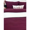 zdravsi-spanok Posteľná obliečka Mušelín - Bordo 140x200/70x90 cm zdravsi-spanok Posteľná obliečka Mušelín - Bordo 140x200/70x90 cm