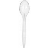 Opakovane použiteľné plastové lyžice Guillin Superior 18 cm priehľadné 50 ks