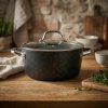 TESCOMA President Stone 4,5 l čierny - hliníkový hrniec s pokrievkou TESCOMA President Stone 4,5 l čierny - hliníkový hrniec s pokrievkou