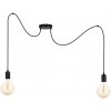 Belis | Luster na lanku MIROS 2xE27/60W/230V pavúk čierna | BE0744 Belis | Luster na lanku MIROS 2xE27/60W/230V pavúk čierna | BE0744