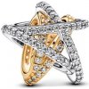 Pandora Bicolor korálek Prekrížená hviezda Shine Moments 763590C01 Pandora Bicolor korálek Prekrížená hviezda Shine Moments 763590C01