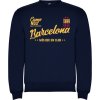 Superfutbal Pánska mikina Barcelona, tmavo modrá Veľkosť: S Superfutbal Pánska mikina Barcelona, tmavo modrá Veľkosť: S