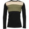 Smartwool pánske tričko M CLASSIC THERMAL MERINO BL COLORBLCK CB čierna khaki béžová
