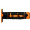 Domino gripy A260 offroad dĺžka 120 mm, čierno-oranžové Domino gripy A260 offroad dĺžka 120 mm, čierno-oranžové