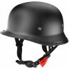 M Moto Prilba Chopper Čierna Nemecká Helma Veterán Orech DELUX M Moto Prilba Chopper Čierna Nemecká Helma Veterán Orech DELUX