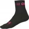 Letné cyklistické ponožky Alé Cycling Strada Q-Skin Socks čierne/ružové Letné cyklistické ponožky Alé Cycling Strada Q-Skin Socks čierne/ružové