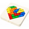 Tangram hlavolam srdca 12cm Tangram hlavolam srdca 12cm